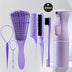 5-Piece Hair Styling Tools Set for Curly/Normal Hair Unisex Adult Unscented Hair Care Kit with Octopus Detangler Brush Comb - Total Trends Fusion