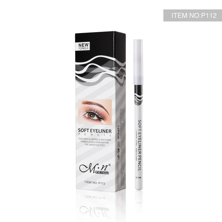 White Eyeliner Makeup Lasting Smooth Matte Eye liner Pencil Make up Easy To Wear Eyes Brightener Waterproof Fashion Eyes Pencils - Total Trends Fusion