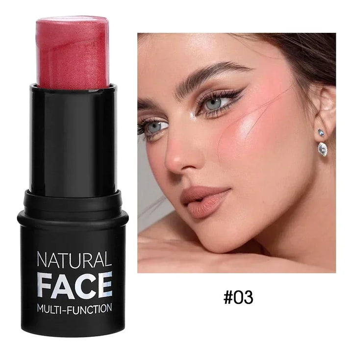 Highlighting&Bronzer Stick Face Brightening Blusher Rouge Concealer Pen Long Lasting Corrector Nose Shadow Contouring Cosmetics