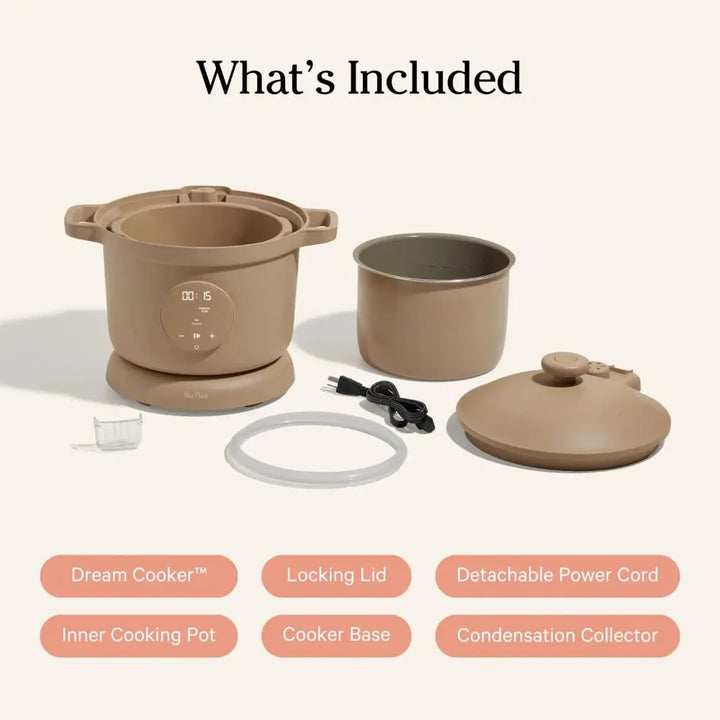Our Place Dream Cooker | 6-quart Multicooker 4 Versatile Modes Pressure Cook, Slow Cook, Sear & Saute