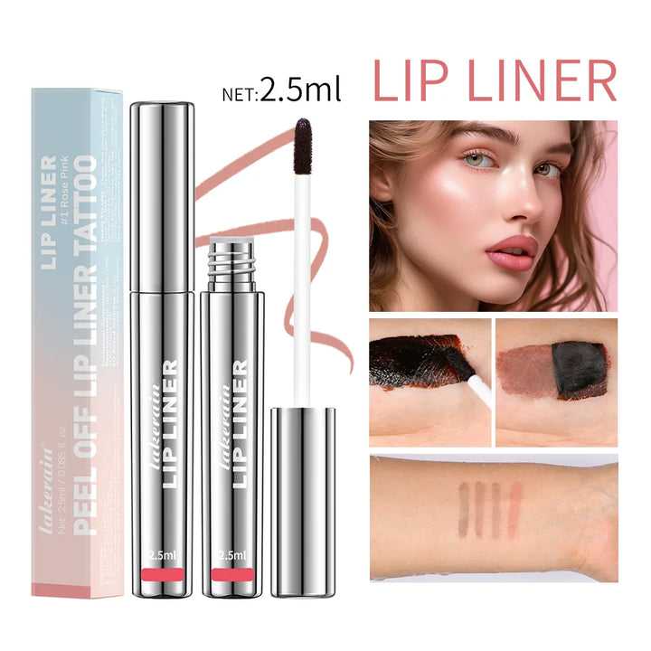 4 Colors Peel Off Lip Liner Waterproof Long Lasting Lipliner Pencil Moisturising Lips Gloss Tattoo Lipgloss Lipsticks Cosmetics - Total Trends Fusion