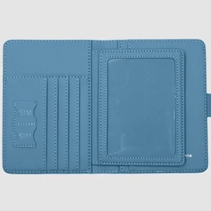 Passport Cover PU Leather Man Women Travel Passport Holder with Credit Card Holder Case Wallet Protector Cover Case