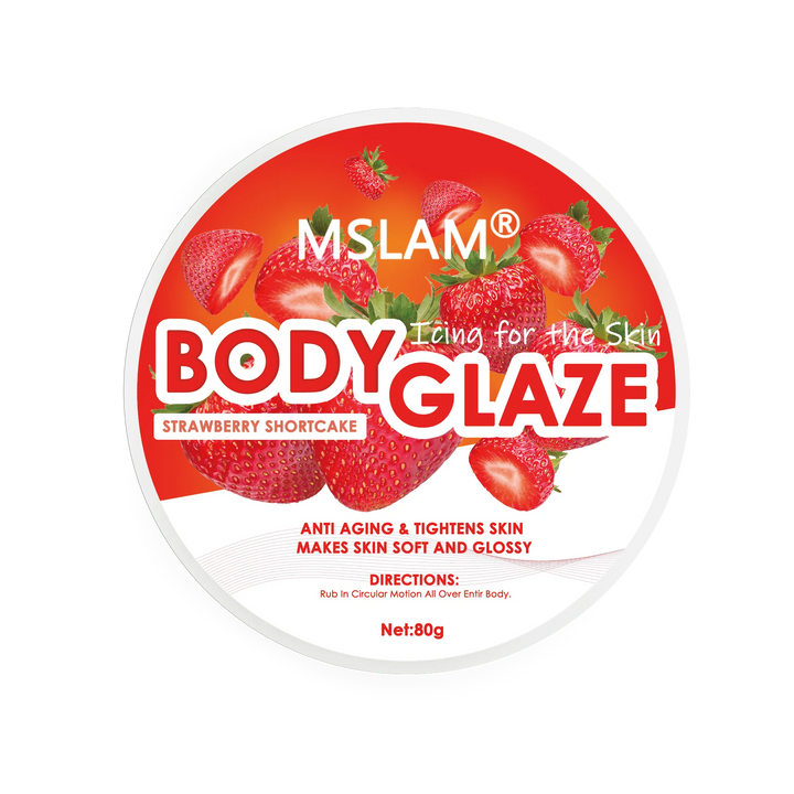 Body Glaze Body Butter Whipped Body Butter for Women, Butter Body Moisturizer for Women Anti Aging Body Cream Leaves Skin Soft