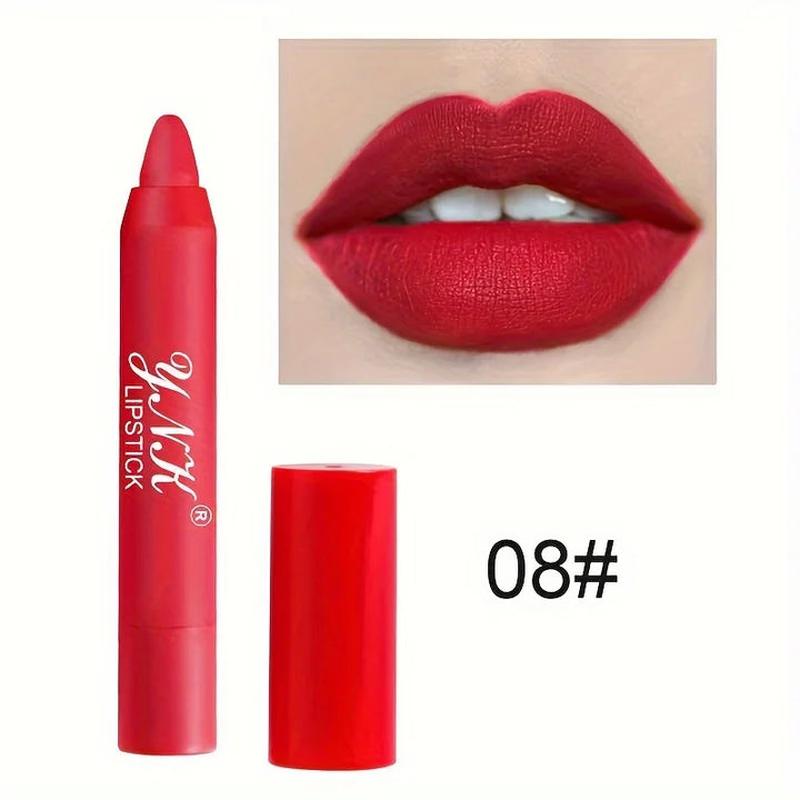 "1PC 12-Color Velvet Matte Lipstick Set | Waterproof & Long-Lasting"