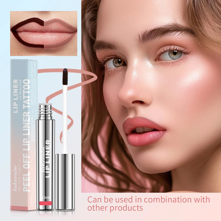 4 Colors Peel Off Lip Liner Waterproof Long Lasting Lipliner Pencil Moisturising Lips Gloss Tattoo Lipgloss Lipsticks Cosmetics