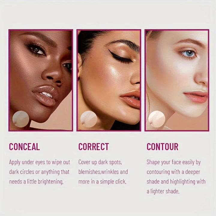 Sponge Head Concealer – Full Coverage Cushion Foundation