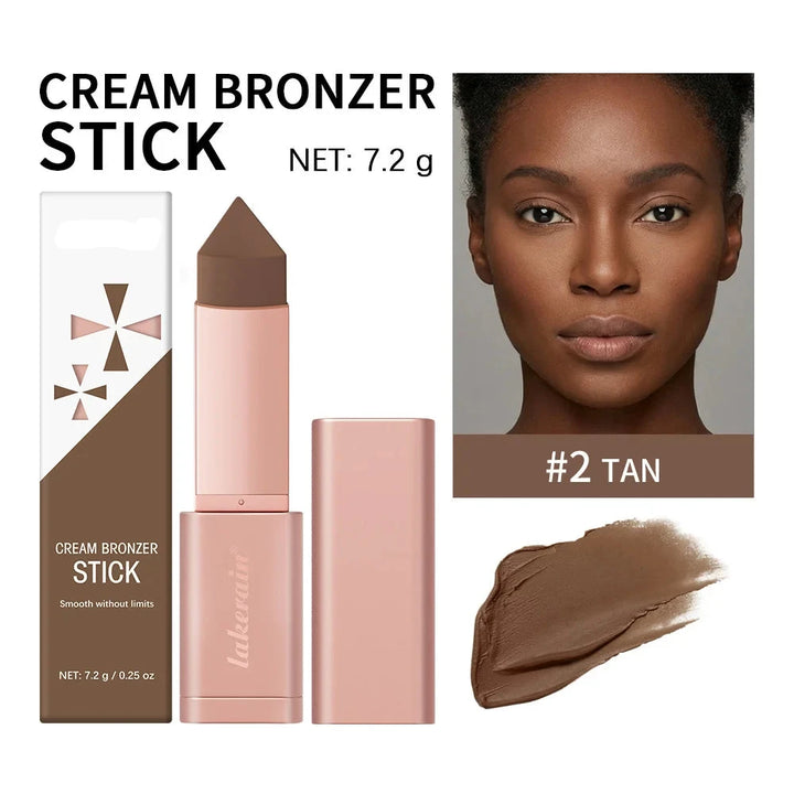 Cream Bronzer & Contour Stick 2-in-1 | Instant Depth