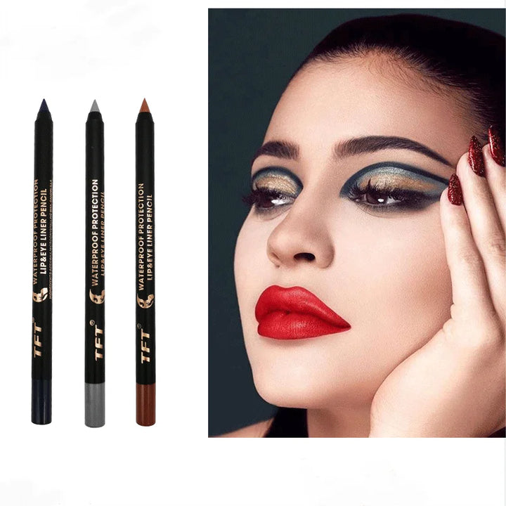 Long Lasting Eyeliner Pencil Colourful Pigment Waterproof Blue Black White Color Gel Eye Liner Pen Makeup Eye Beauty Cosmetics - Total Trends Fusion