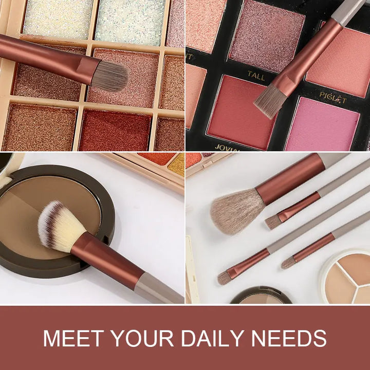 13Pcs Makeup Brush Set Soft Premium Synthetic Brushes Foundation Powder Concealers Eyeshadows Eyeliner Blush Makeup Beauty Tool