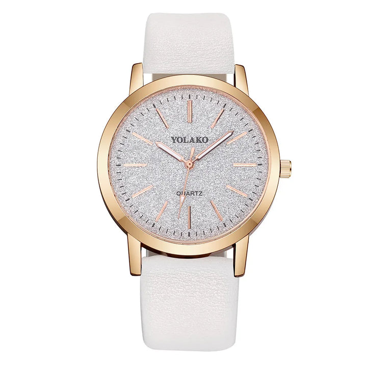 New Simple Women Watches Luxury Design Leather Watch Ladies Quartz Wristwatch Womens Small Round Dial Clock Reloj Mujer - Total Trends Fusion