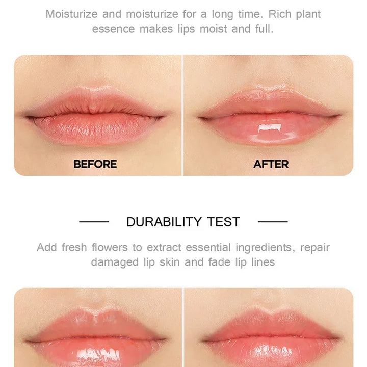Mini Capsule Liquid Lip Blam Moisturizing Transparent Color Changing Lip Plumping Oil Mirror Jelly Plumping Lip Gloss Cosmetic