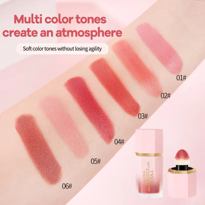 Matte Liquid Powder Blusher – Easy to Apply, Natural Rouge Finish