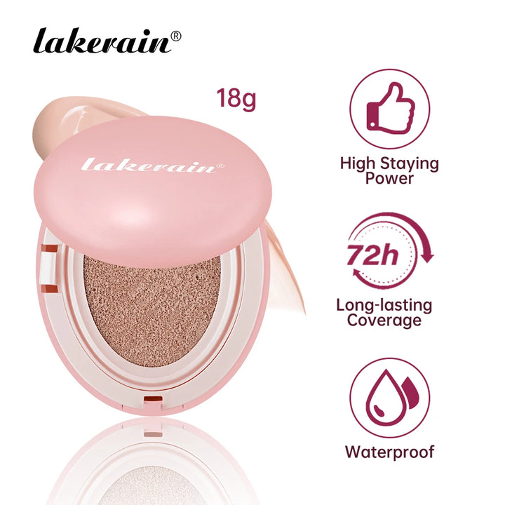 Semi-Matte CC Cream Cushion – Natural Concealer & Long-Lasting Foundation
