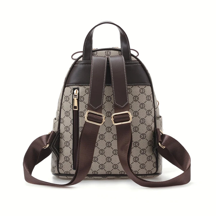 New 2024 Backpack Waterproof Large Capacity Leather WOMEN'S Bag Fashion WOMEN'S Korean Version