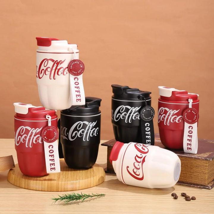 1pc Travel Mug 8.79oz 10.82oz Stainless Steel Coffee Cups Vacuum Insulated Water Cups Portable Travel Drinkware Gifts Mini Cup