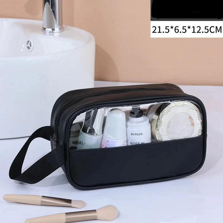 Portable Travel cosmetic bag Women Transparent Makeup Bag Large-Capacity Bath Wash Bags Multifunction Waterproof Storage Case