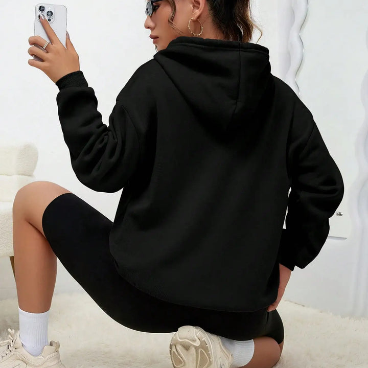 Los Angeles Art Letter Design Women Streetwear American Style Fashion Sweatshirt Autumn Hip Hop Female Hoodies Casual Fleece Top - Total Trends Fusion