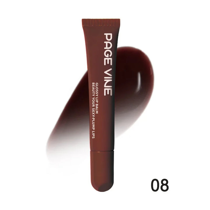 Lip Balm Phone Case Lip Gloss Moisturizing Liquid Lipstick Toast Espresso Raspberry jelly Transparent Lip Glaze