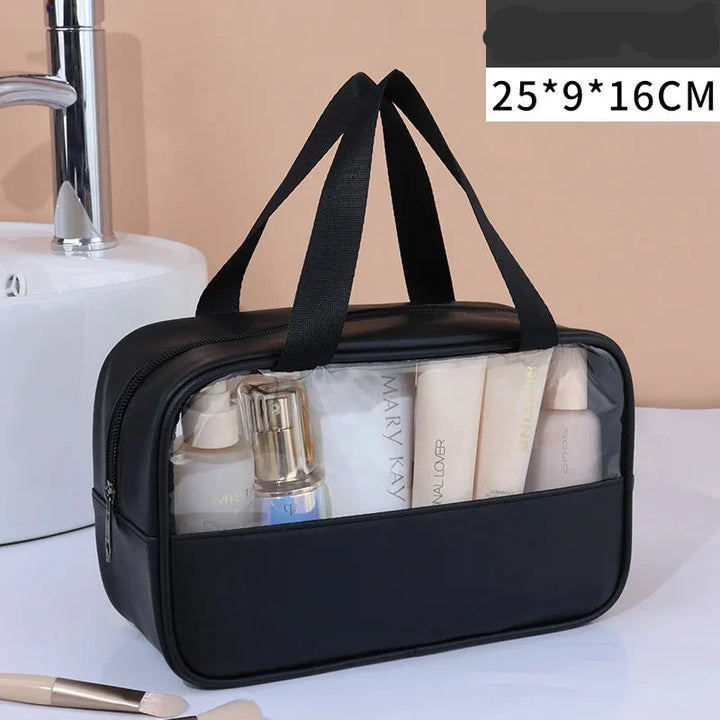 Portable Travel cosmetic bag Women Transparent Makeup Bag Large-Capacity Bath Wash Bags Multifunction Waterproof Storage Case