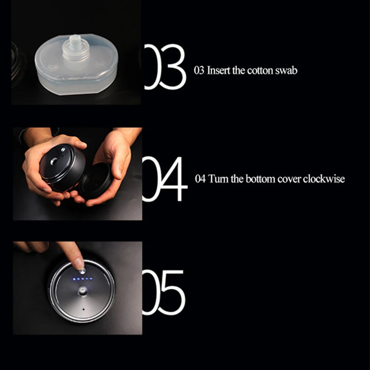 Intelligent Car Scents Aromas Machine Fragrance Diffusers Freshener Elegantly Designed Mini Perfume Machine Multiple Gears