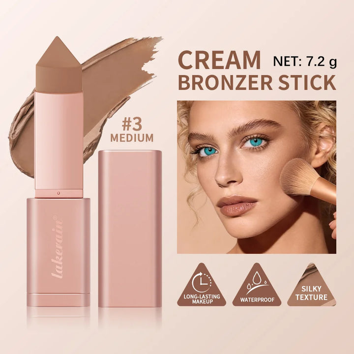 Cream Bronzer & Contour Stick 2-in-1 | Instant Depth