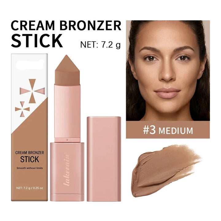 Cream Bronzer & Contour Stick 2-in-1 | Instant Depth