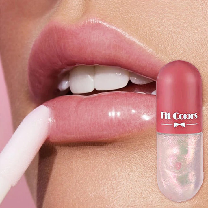 Mini Capsule Liquid Lip Blam Moisturizing Transparent Color Changing Lip Plumping Oil Mirror Jelly Plumping Lip Gloss Cosmetic - Total Trends Fusion