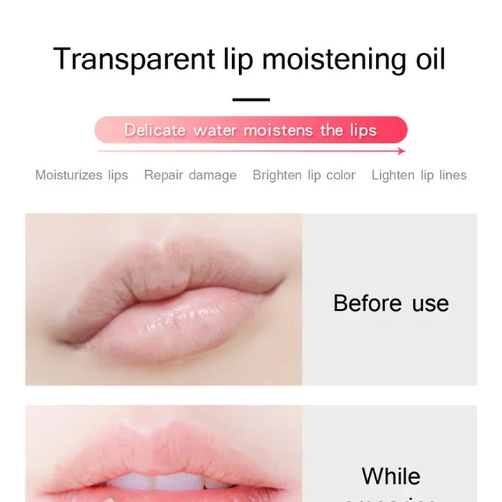Mini Capsule Liquid Lip Blam Moisturizing Transparent Color Changing Lip Plumping Oil Mirror Jelly Plumping Lip Gloss Cosmetic