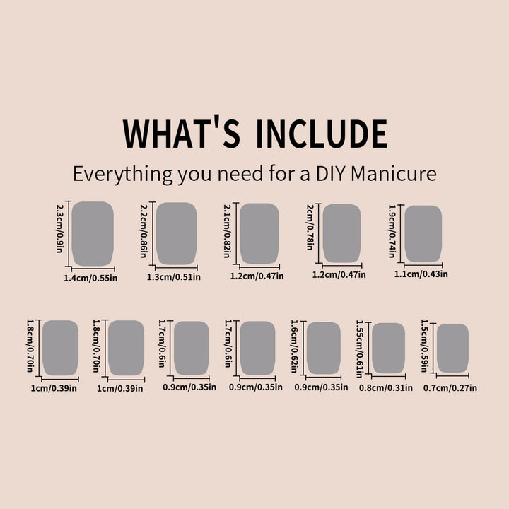"French Tips Press-On Nails | Elegant Long-Lasting Artificial Manicure"