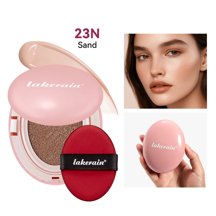 Semi-Matte CC Cream Cushion – Natural Concealer & Long-Lasting Foundation