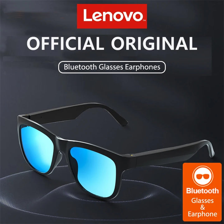 New Original Lenovo Lecoo C8 Smart Glasses Headset Wireless Bluetooth Sunglasses Outdoor Sport Earphone HD Mic Calling Headphone - Total Trends Fusion