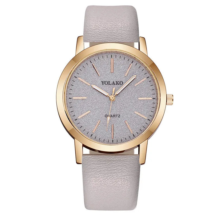 New Simple Women Watches Luxury Design Leather Watch Ladies Quartz Wristwatch Womens Small Round Dial Clock Reloj Mujer - Total Trends Fusion