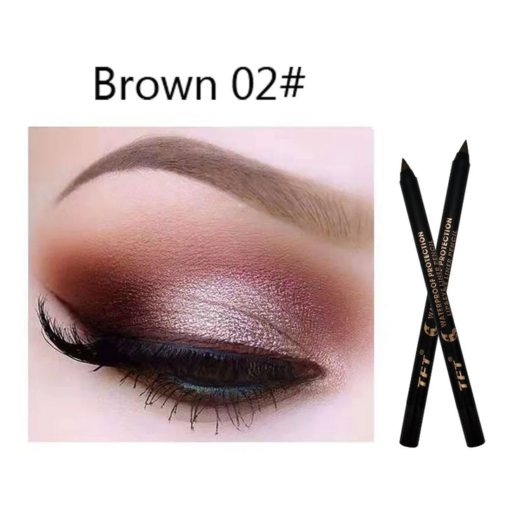 Long Lasting Eyeliner Pencil Colourful Pigment Waterproof Blue Black White Color Gel Eye Liner Pen Makeup Eye Beauty Cosmetics - Total Trends Fusion