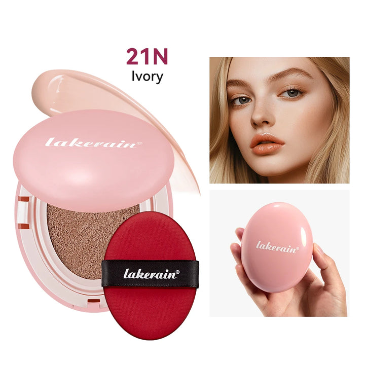 Semi-Matte CC Cream Cushion – Natural Concealer & Long-Lasting Foundation