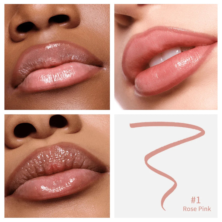 Waterproof Lip Liner Peel Off Tattoo Lipgloss Waterproof Long Lasting Matte Lip Tint Brown Contour Tear-off Lips Stain Cosmetic - Total Trends Fusion