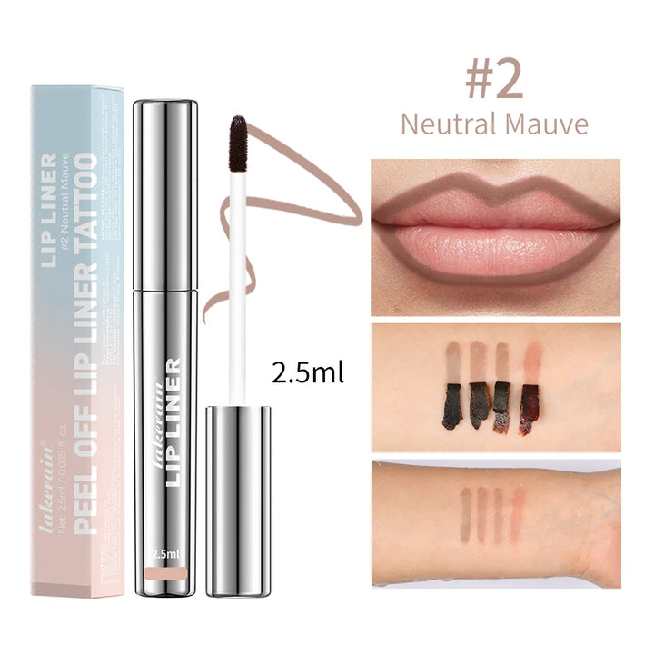 4 Colors Peel Off Lip Liner Waterproof Long Lasting Lipliner Pencil Moisturising Lips Gloss Tattoo Lipgloss Lipsticks Cosmetics - Total Trends Fusion
