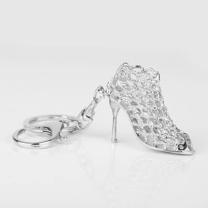 High Heel Shoes Keychain Rhinestone Car Key Rings Women Bag Charms Key Chains Keyrings Fashion Crystal Key Holder S150 - Total Trends Fusion