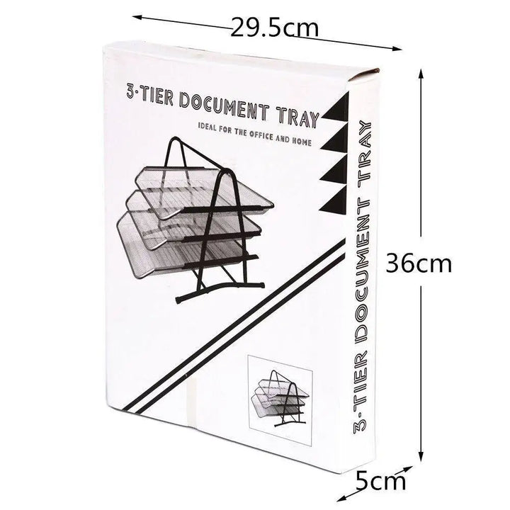 Office desktop A4 paper storage and organization rack multi-functional file rack letter book wire mesh storage rack