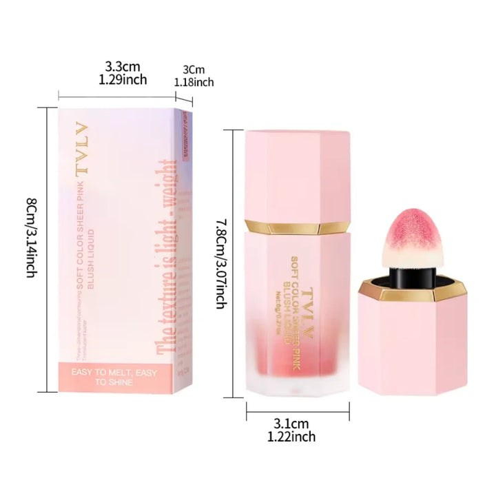 Matte Liquid Powder Blusher – Easy to Apply, Natural Rouge Finish