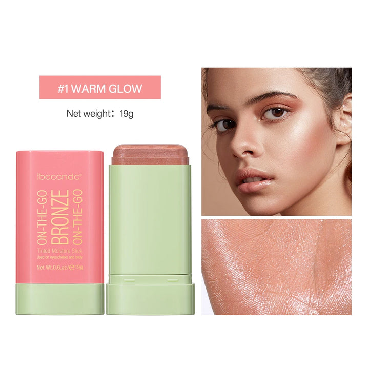 "Functional Blush Stick | Waterproof Cream Blusher for Brightening Skin Tone"