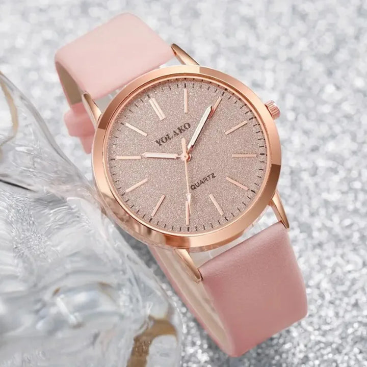 New Simple Women Watches Luxury Design Leather Watch Ladies Quartz Wristwatch Womens Small Round Dial Clock Reloj Mujer - Total Trends Fusion