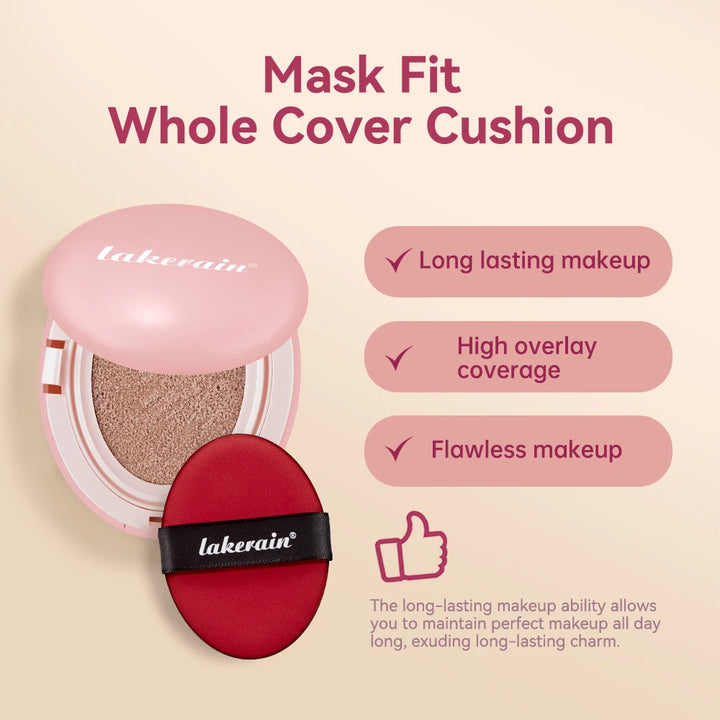 Semi-Matte CC Cream Cushion – Natural Concealer & Long-Lasting Foundation