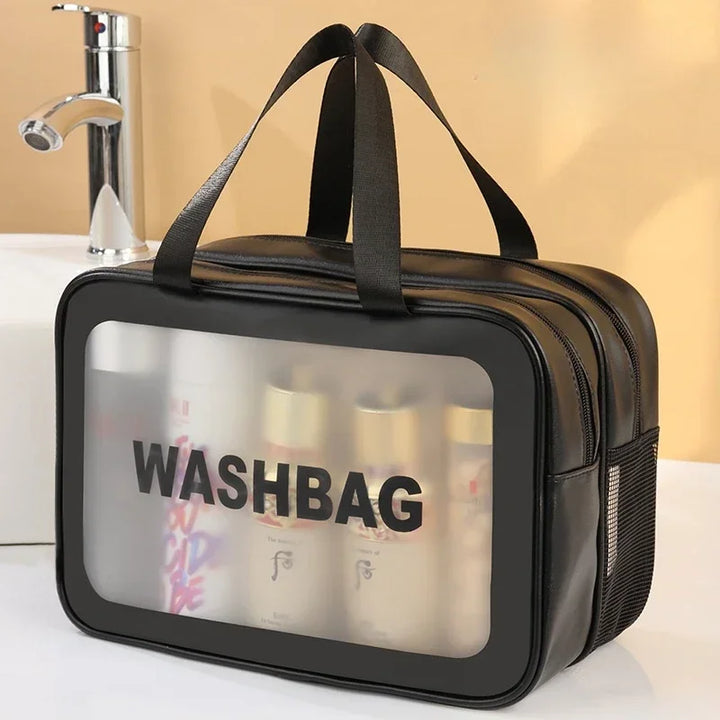 "Portable Wet-Dry Separation Makeup & Toiletry Bag | Travel Essential"