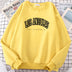 Los Angeles California City Streetwear Sweatshirt For Women Loose Oversized Clothing Personality Soft Letter Print Hoodies Woman - Total Trends Fusion