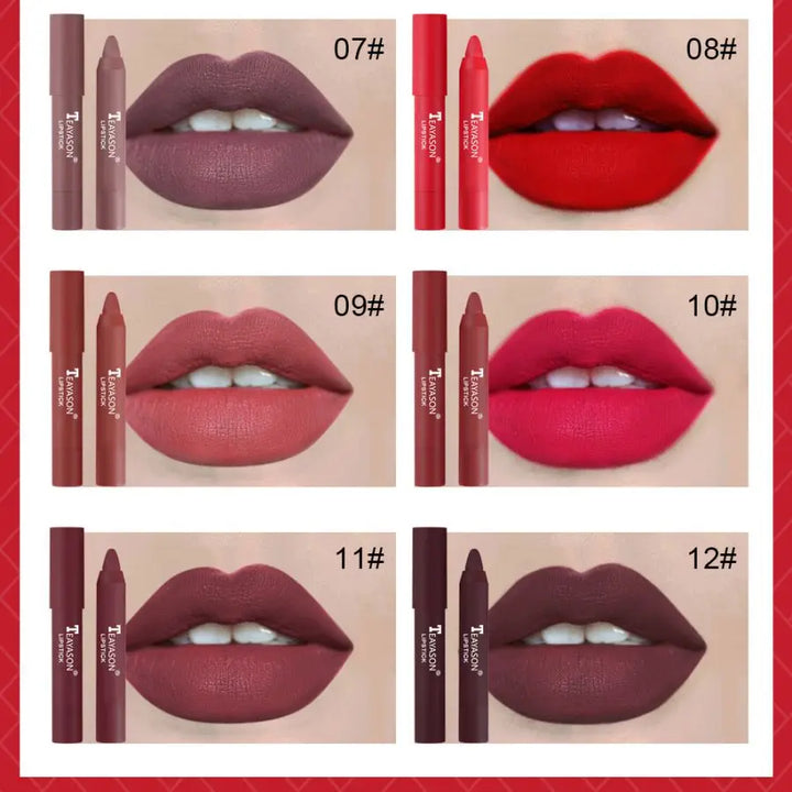 Matte velvet lipstick does not fade, does not stick to cup lipstick lipstick moisturizing lipstick pen nude earth red lipstick p