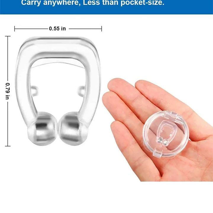 Anti-Snoring Corrector Snore Prevention Gadget Women's Anti-Snore Device Snore Elimination Nose Clip Men's Sleep Night