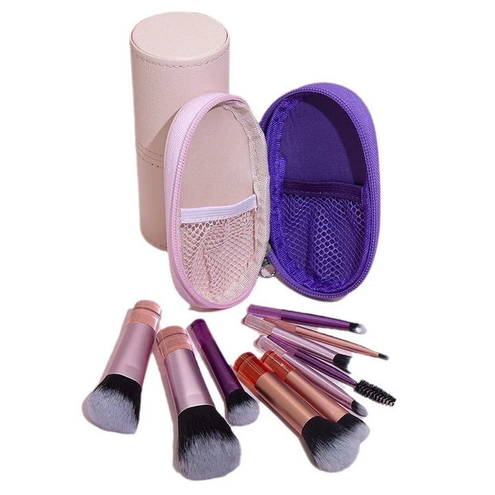 New 10 mini Makeup Brush with Brush set Complete powder eyeshadow brush, essential for travel