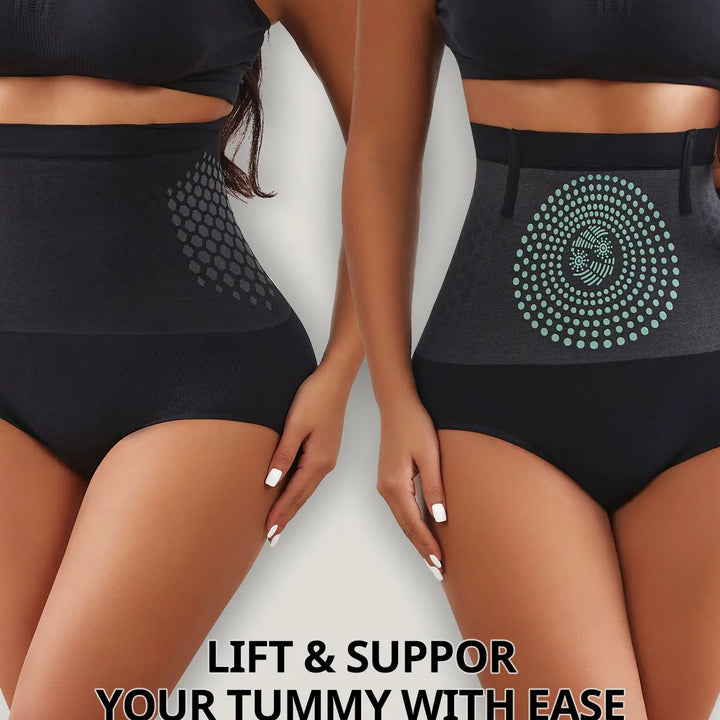 Flarixa Seamless High Waist Shapewear Panties Control Abdomen Underwear Briefs Women Body Burning Fat Tummy and Hip Lift Pants