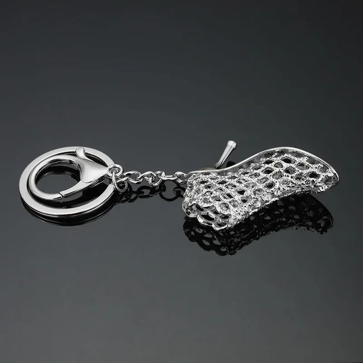 High Heel Shoes Keychain Rhinestone Car Key Rings Women Bag Charms Key Chains Keyrings Fashion Crystal Key Holder S150 - Total Trends Fusion