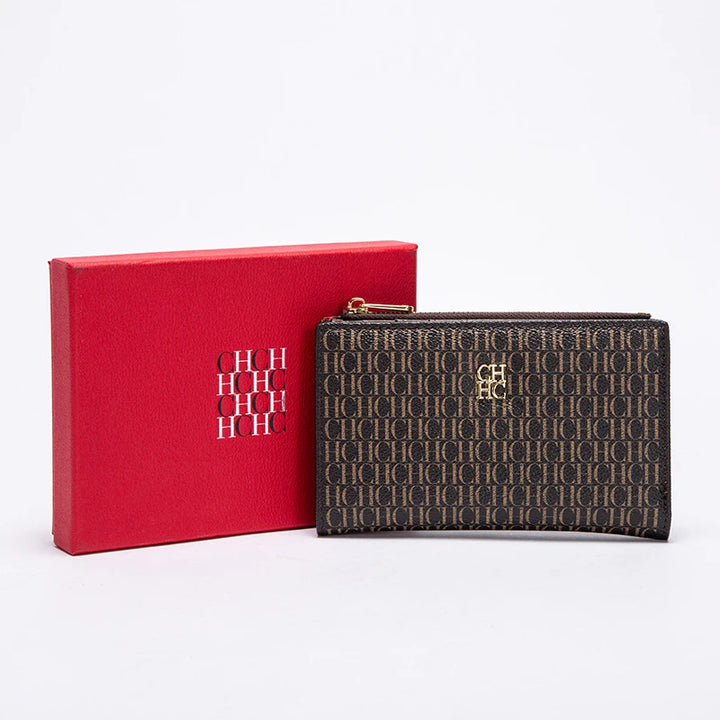 CHCH Women's Wallet Fashion Letter Cartoon Pattern Classic Retro Long Storage Wallet PVC Material - Total Trends Fusion
